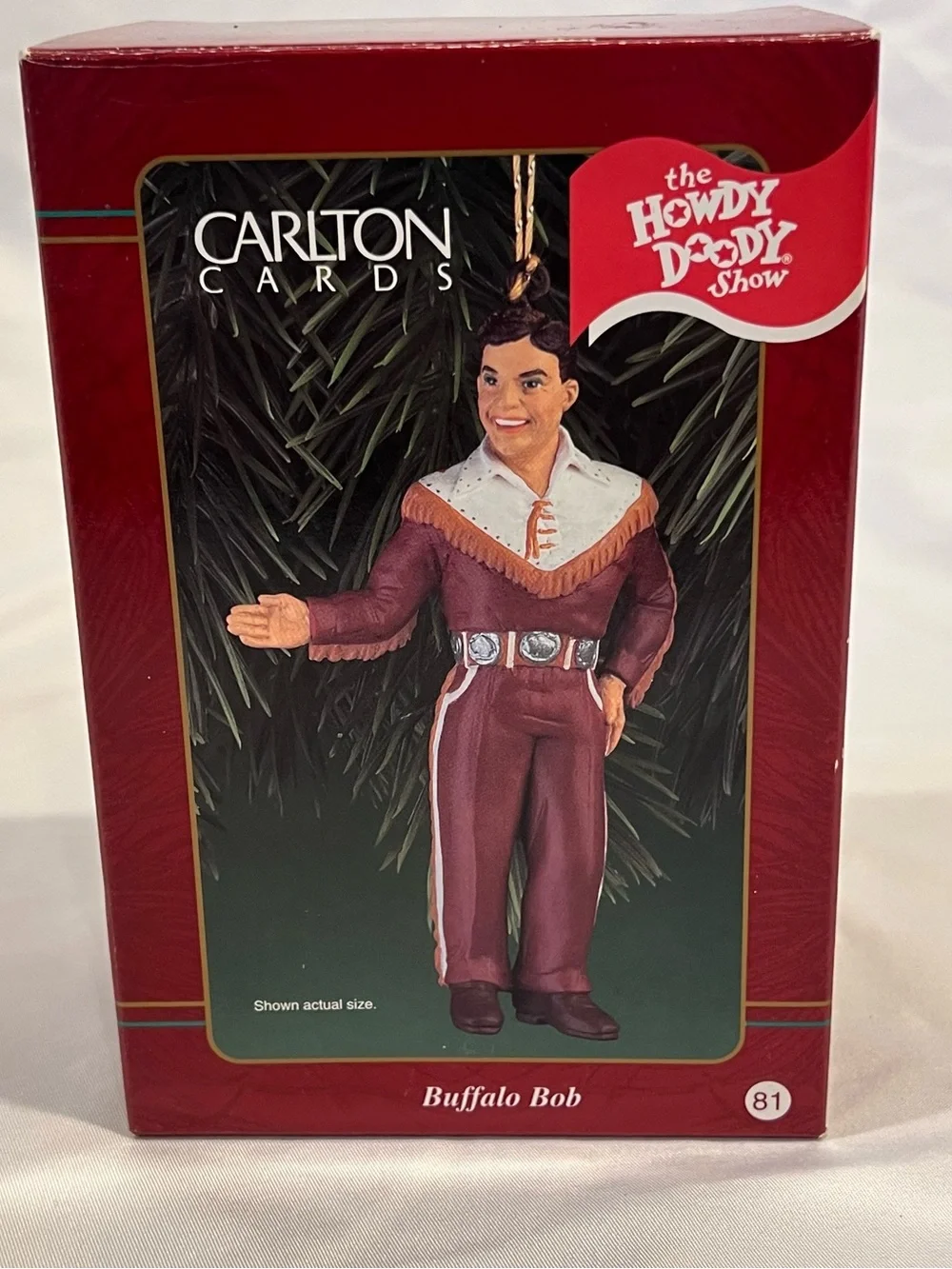 1998 Carlton Cards Buffalo Bob Howdy Doody Ornament #81
